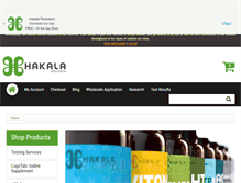 Tablet Screenshot of hakalalabs.com